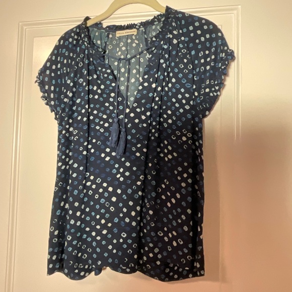 ULLA JOHNSON PATTERN BLOUSE. SIZE 4 - Picture 3 of 3